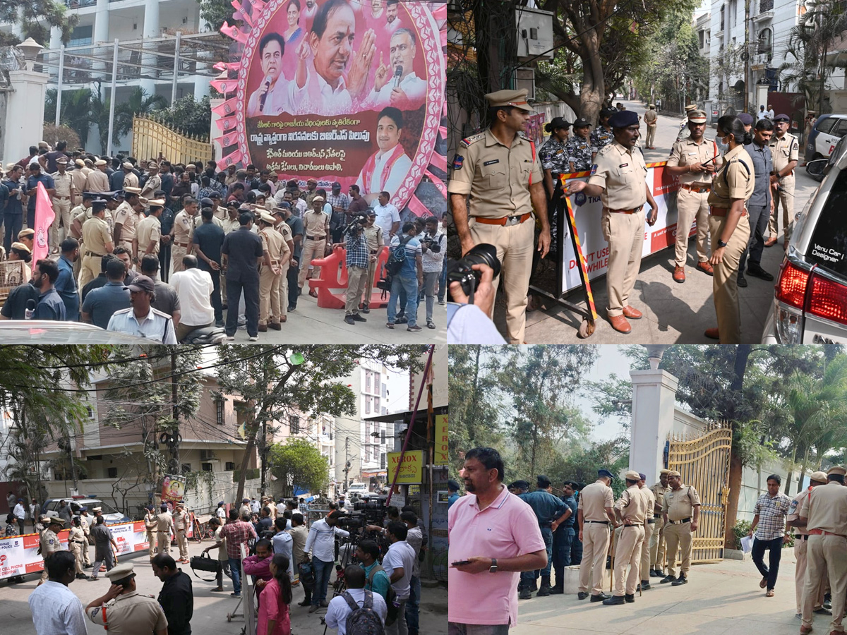 High Tension At Nandi Nagar's KCR House Photos1