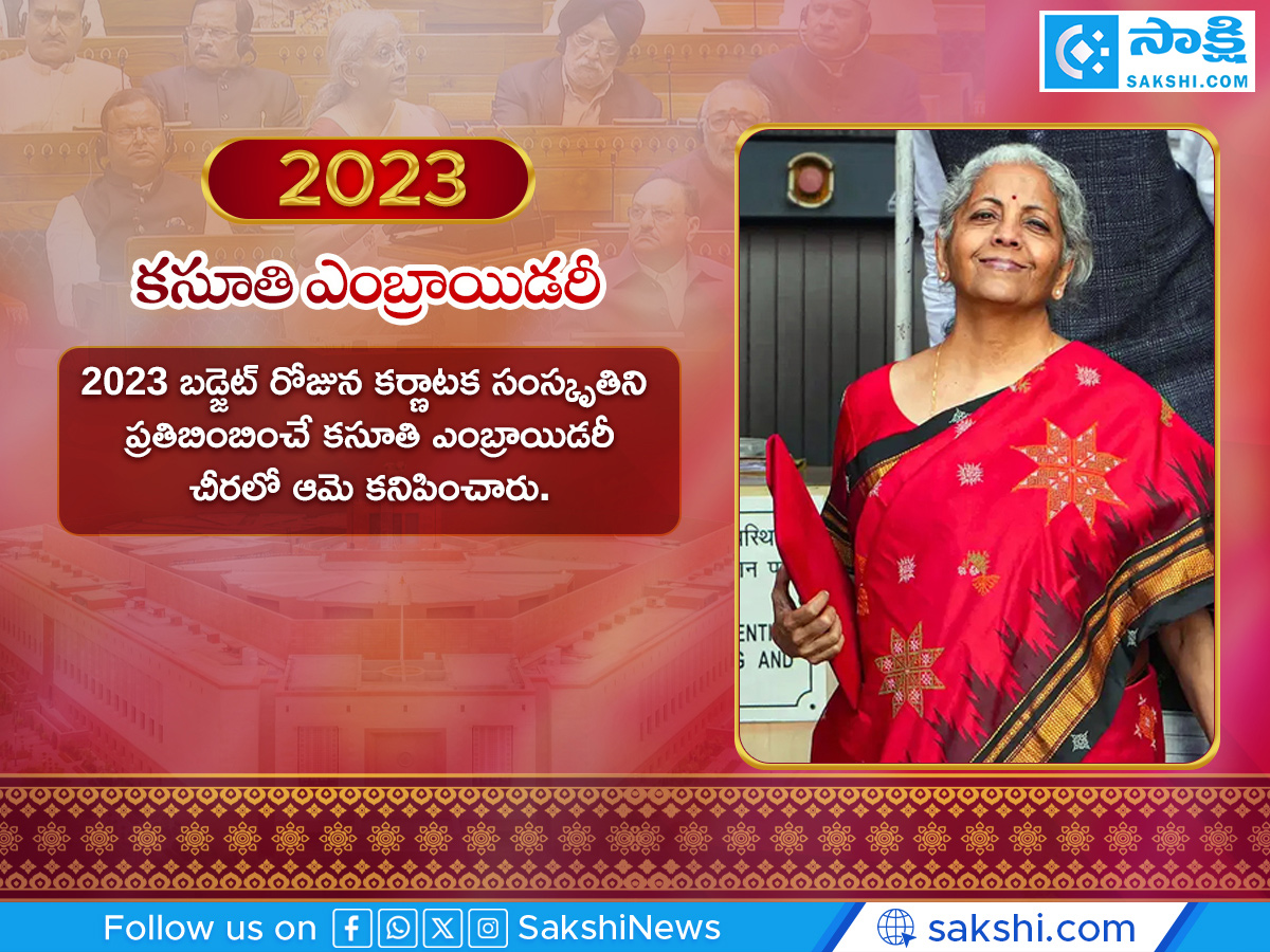 Nirmala Sitharaman Budget 2026 Sarees Special Year Wise Highlights7