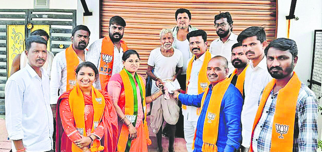 బీజేపీతోనే అభివృద్ధి సాధ్యం 
1