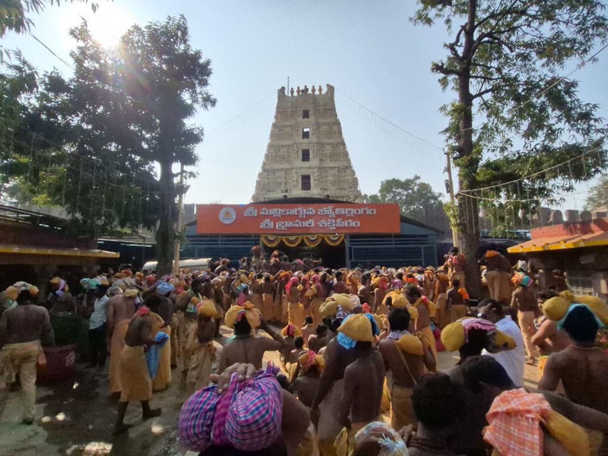 Maha Shivaratri 2026 : Siva Swamy Protest at Srisailam Temple5