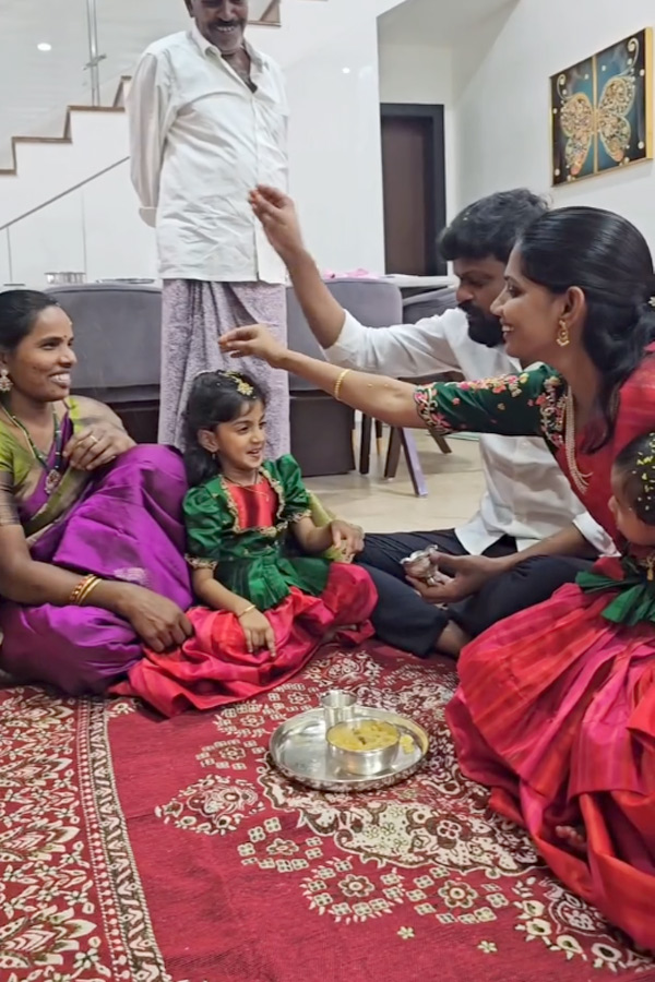 Bigg Boss Adi Reddy Second Daughter Anna Prasana Ceremony Photos9