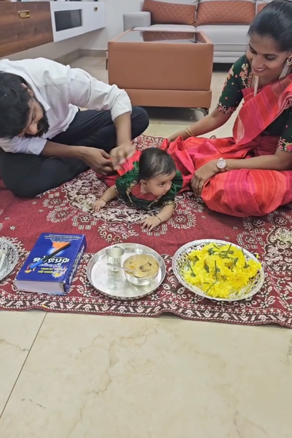 Bigg Boss Adi Reddy Second Daughter Anna Prasana Ceremony Photos11