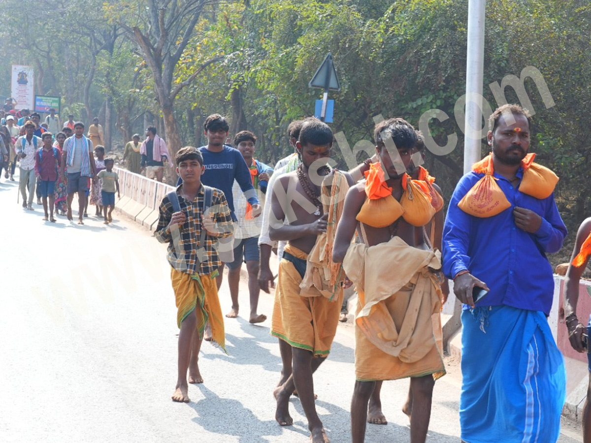 Devotees walking To Srisailam on the occasion of Shivaratri Festival PHotos13
