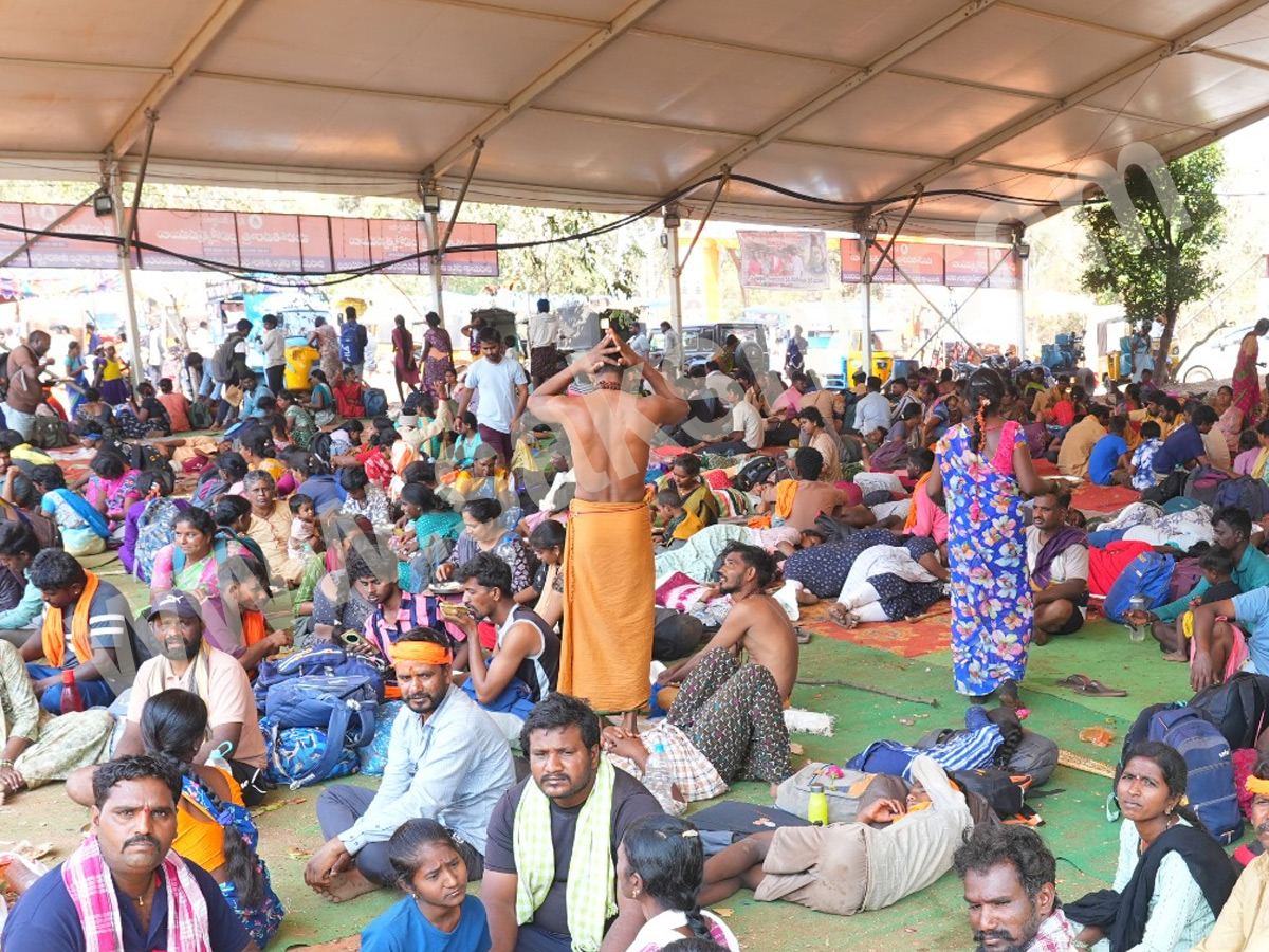 Devotees walking To Srisailam on the occasion of Shivaratri Festival PHotos16