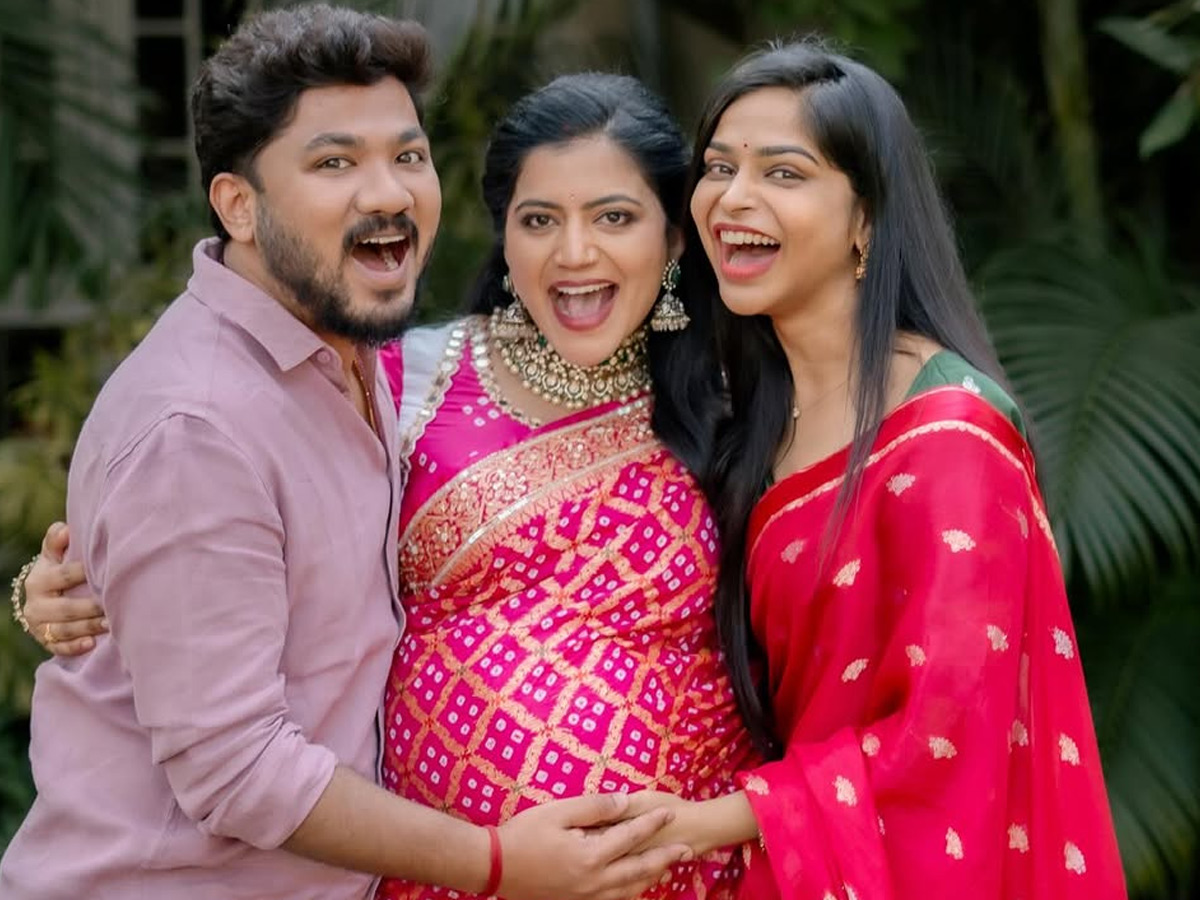 Shiva Jyothi In Her Brother engagement Beautiful Clicks Photos11