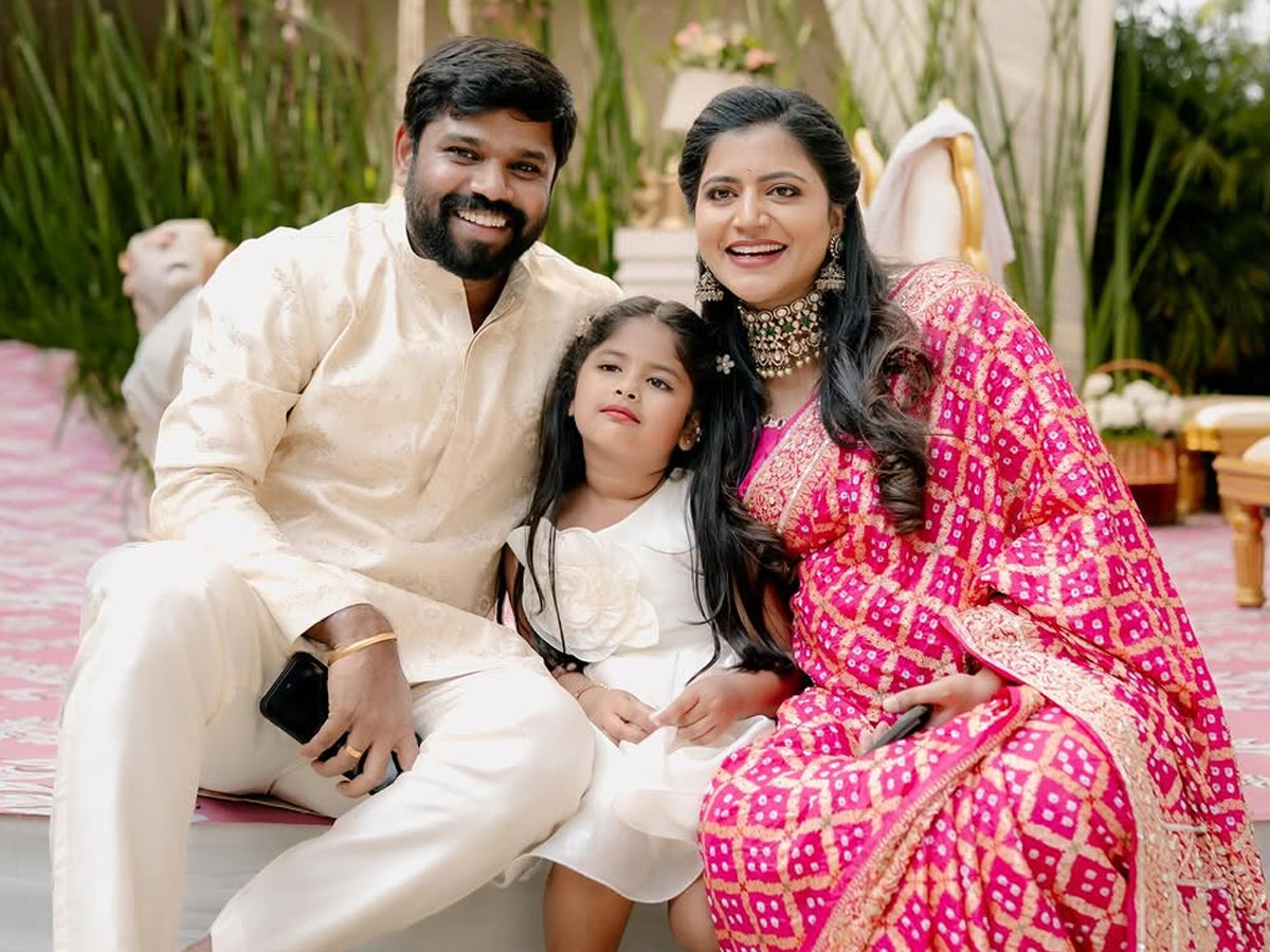 Shiva Jyothi In Her Brother engagement Beautiful Clicks Photos5
