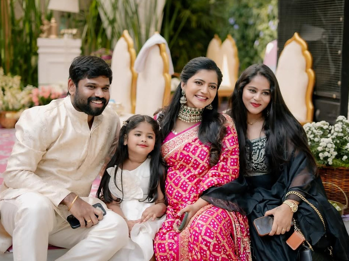 Shiva Jyothi In Her Brother engagement Beautiful Clicks Photos9