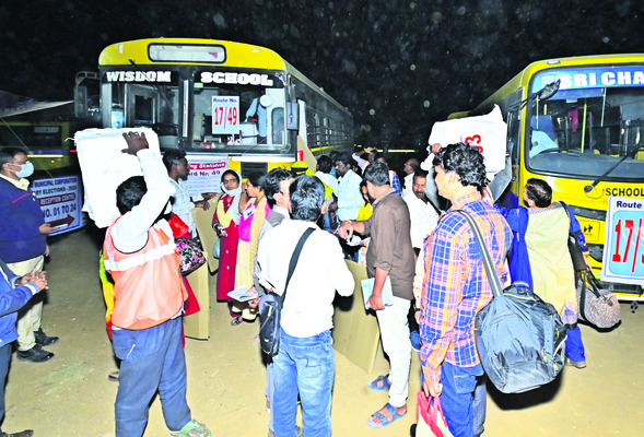 కార్పొరేషన్‌లో 59.12 శాతం పోలింగ్‌ 5