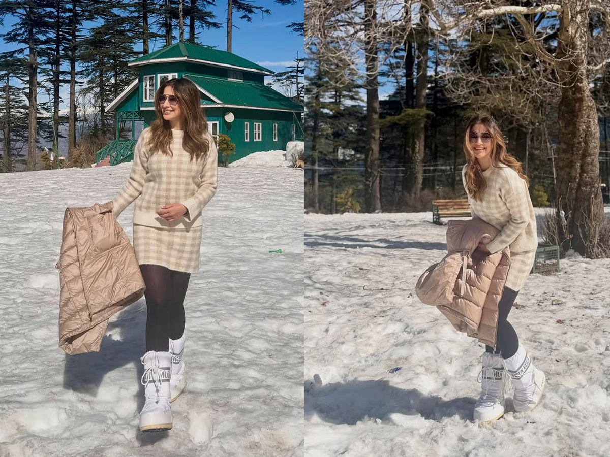 Actress Laxmi Rai Enjoying kashmir Vacation Photos1