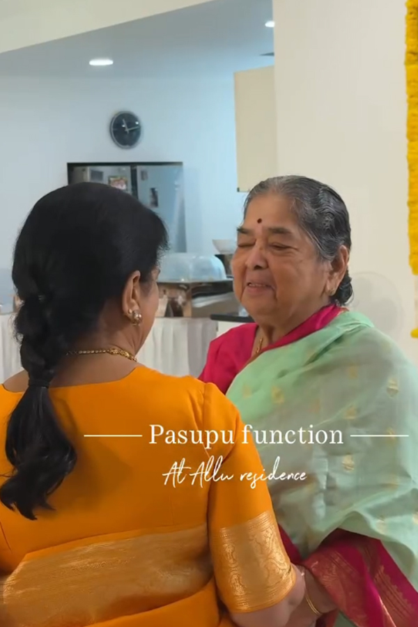 Allu Sirish Shares Glimpses From Pasupu Ceremony With Nayanika Reddy Photos8