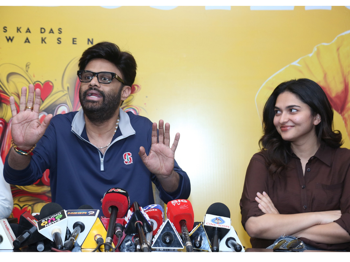 విశ్వక్‌సేన్‌ 'ఫంకీ' సక్సెస్‌ మీట్‌ (ఫోటోలు) | Vishwak Sen And Kayadu ...