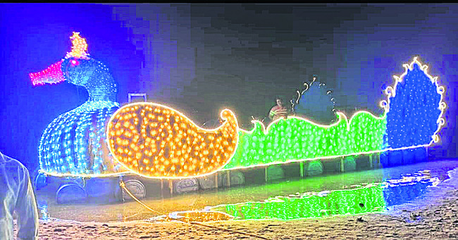 తెప్పోత్సవానికి హంసవాహసం రెడీ
1