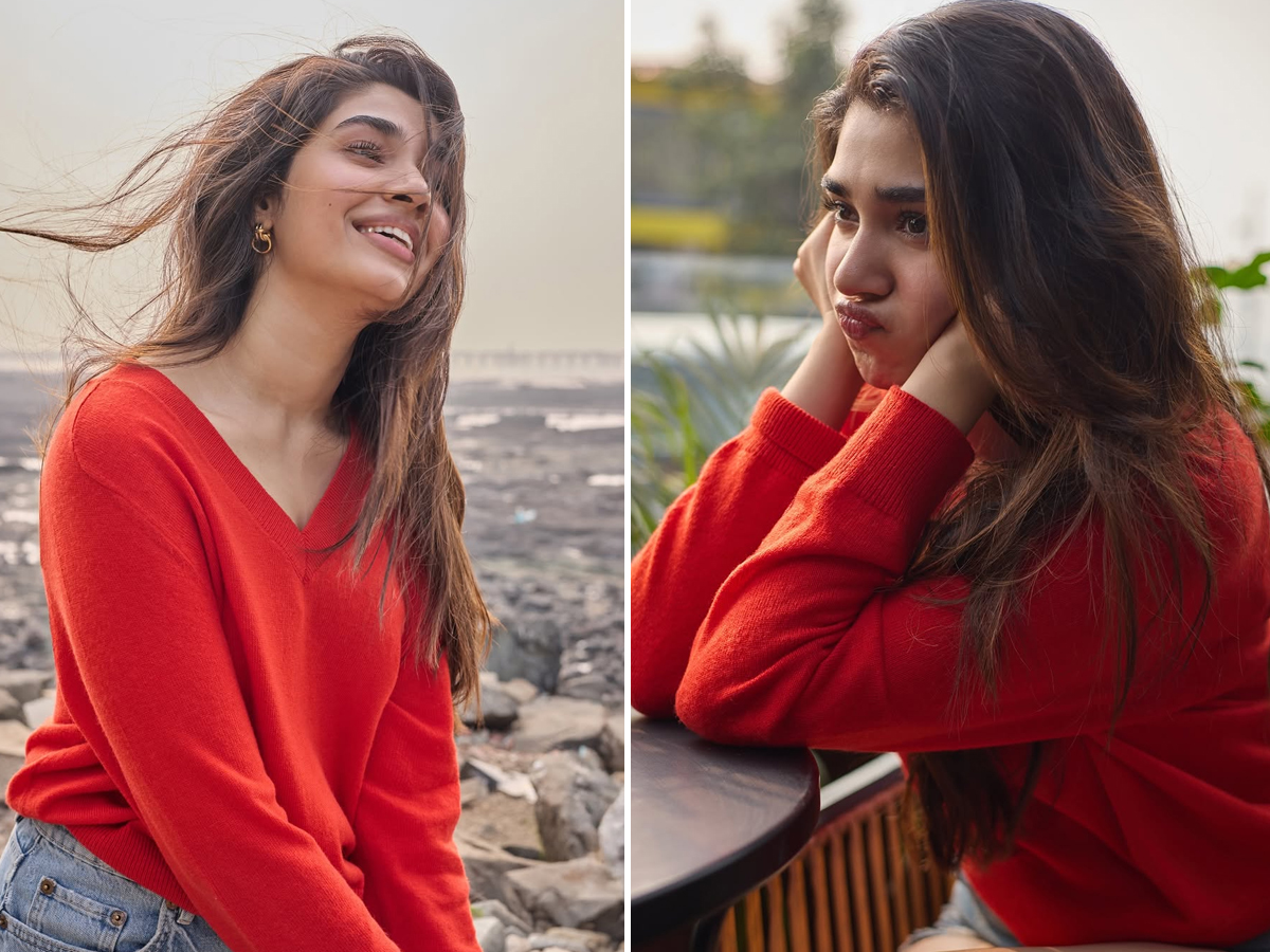 Actress Krithi Shetty Valentines Day HD Viral Photos1