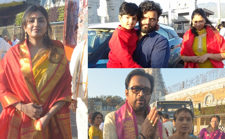 Tollywood Celebrities Visit Tirumala Temple Photos1