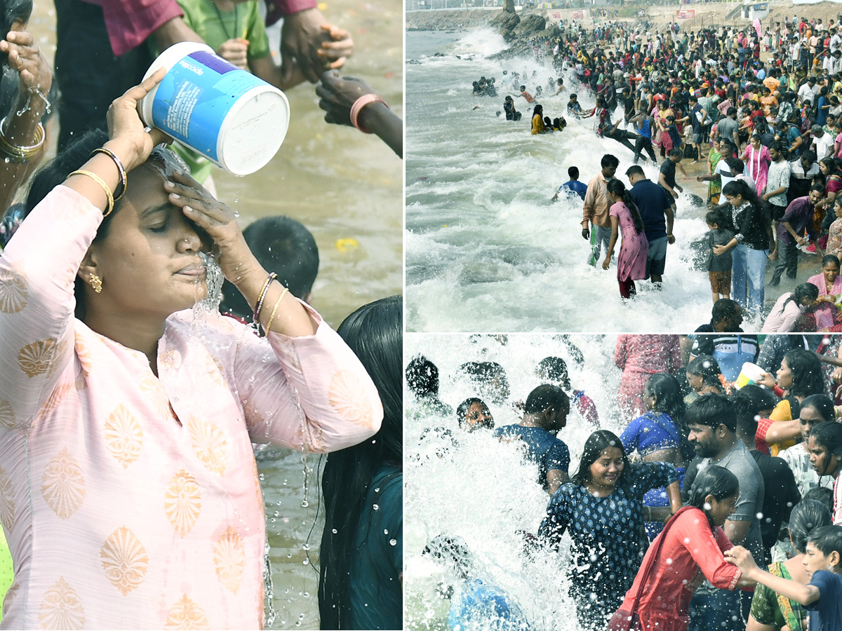 Visakhapatnam : Mahashivratri Sea Baths In RK Beach 1