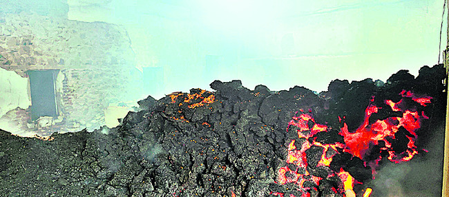 పొందూరులో అగ్నిప్రమాదం 1