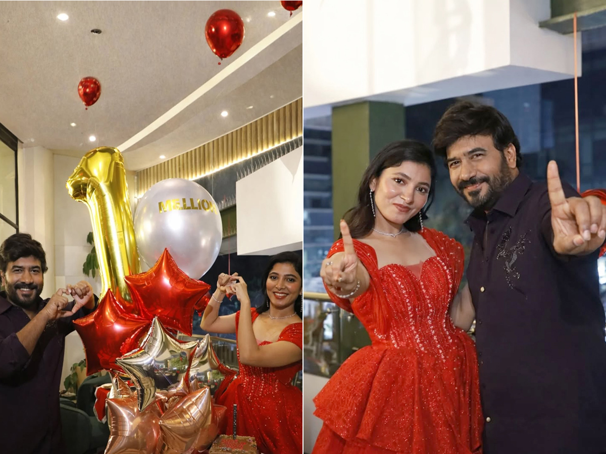 Choreographer Satya Master Celebrate One Million Views On Nuvve Undipo Ila Song Photos1