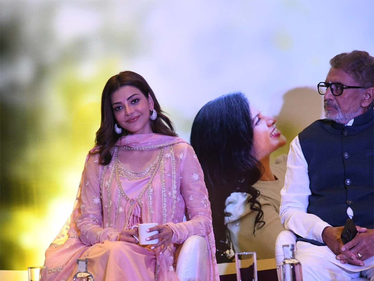 Indian Actress Kajal Aggarwal At Taj Krishna, Hyderabad1