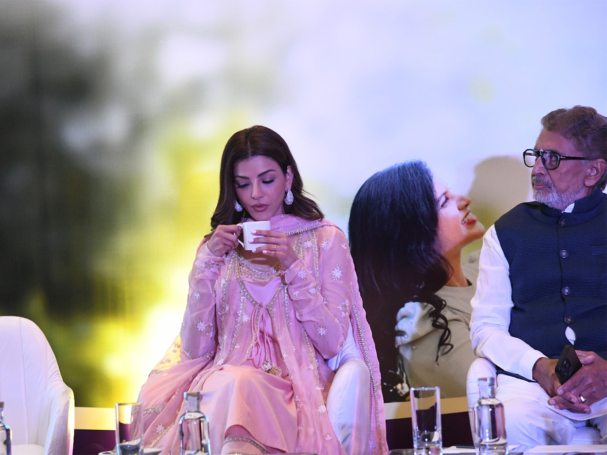 Indian Actress Kajal Aggarwal At Taj Krishna, Hyderabad9
