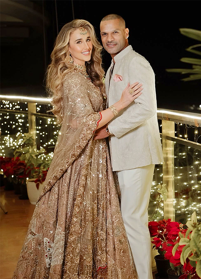 shikhar dhawan posts sangeet night photo with fiance sophie shine2