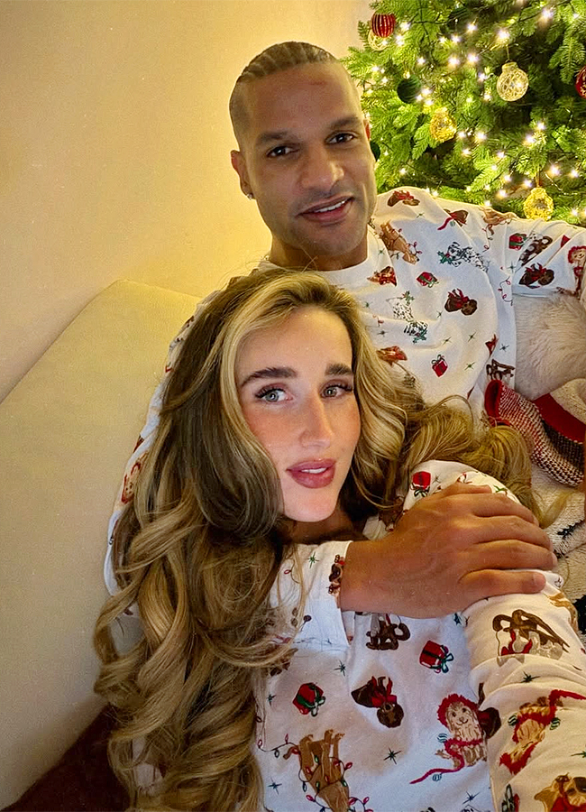 shikhar dhawan posts sangeet night photo with fiance sophie shine5