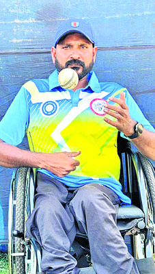 వీల్‌ చైర్‌ క్రికెట్‌ కెప్టెన్‌గా రాజశేఖర్‌ 1