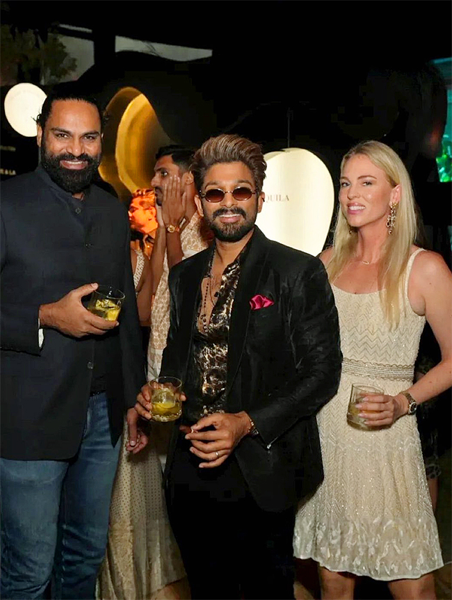 Allu Arjun Hosts Private Pre Wedding Party For Allu Sirish, Photos Trending13