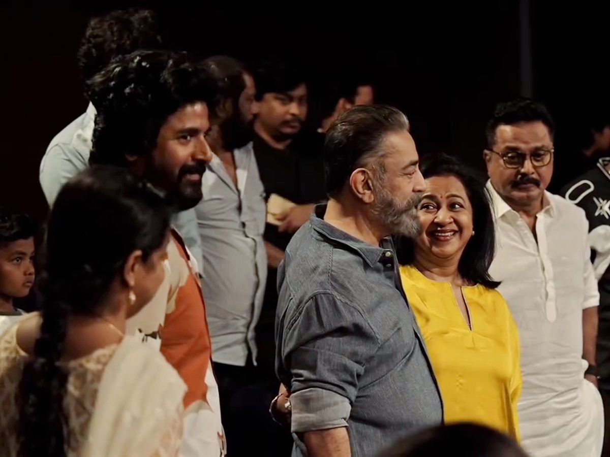 Kamal Haasan at the special screening of Thaai Kizhavi16