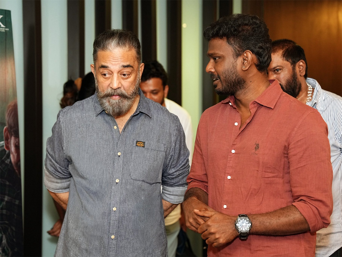Kamal Haasan at the special screening of Thaai Kizhavi6