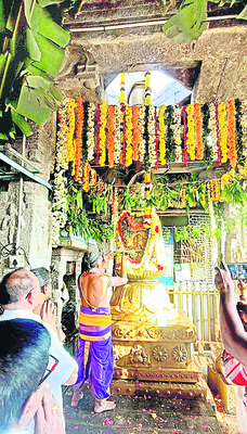 మాసి బ్రహ్మోత్సవాలకు ధ్వజారోహణం1