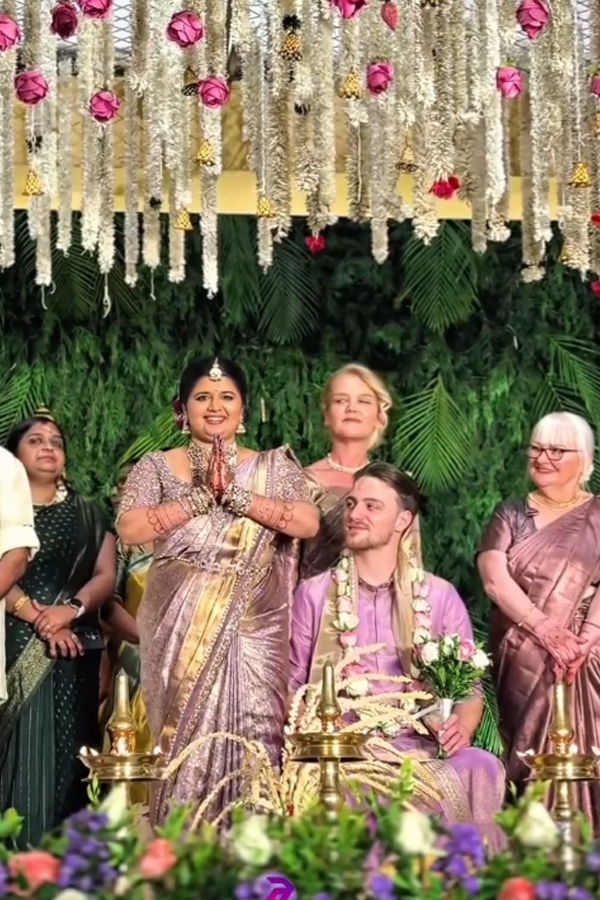 Malayalam Actress And Social Media Influencer Gayatri Gopi Married British Man Photos15