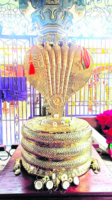 బ్రహ్మోత్సవాలకు గరుడ, శేష వాహనాలు సిద్ధం1