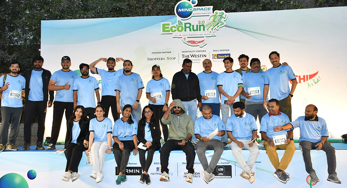 Mindspace Eco Run 2.0: 4,200 Runners Hit the Streets of Madhapur8
