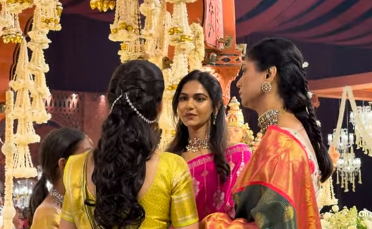కోమటిరెడ్డి వెంకట్‌రెడ్డి బంధువుల పెళ్లిలో మెరిసిన అల్లు స్నేహారెడ్డి ...