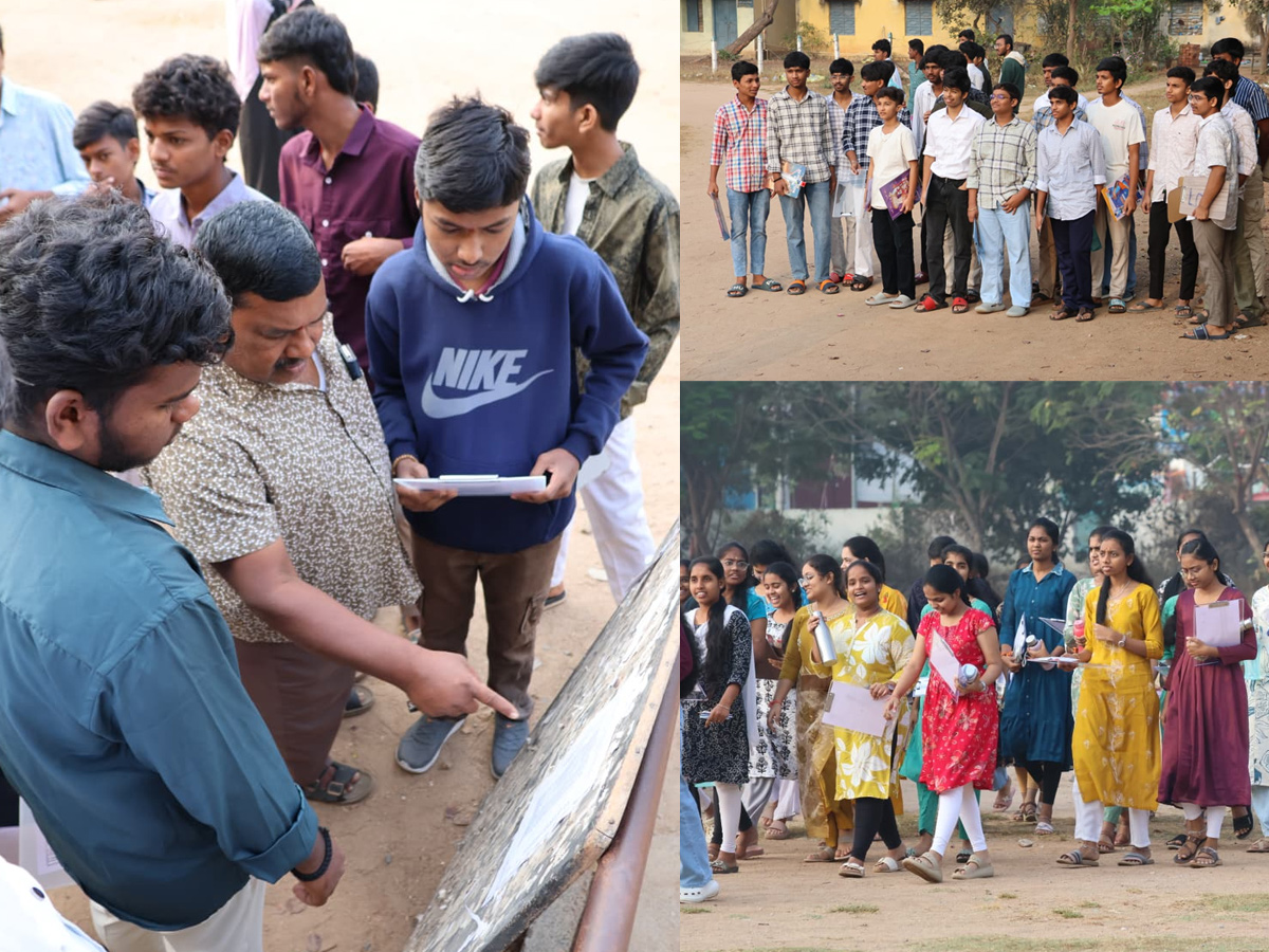 Telangana inter exams Begins Photos2