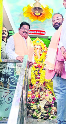 ఘనంగా  గణపతి మందిరం ప్రతిష్ట 
2