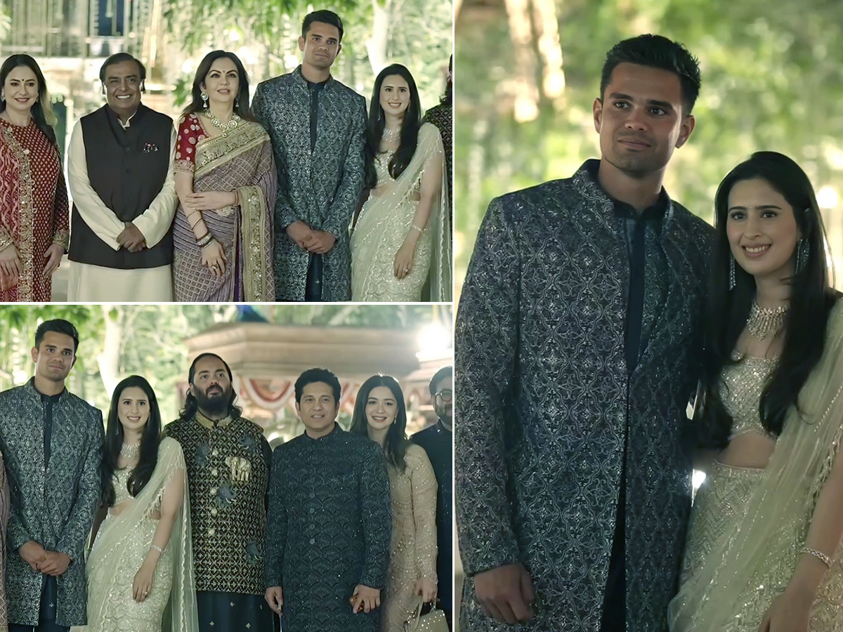 Arjun Tendulkar pre-wedding celebration with Saaniya Chandok in Jamnagar1