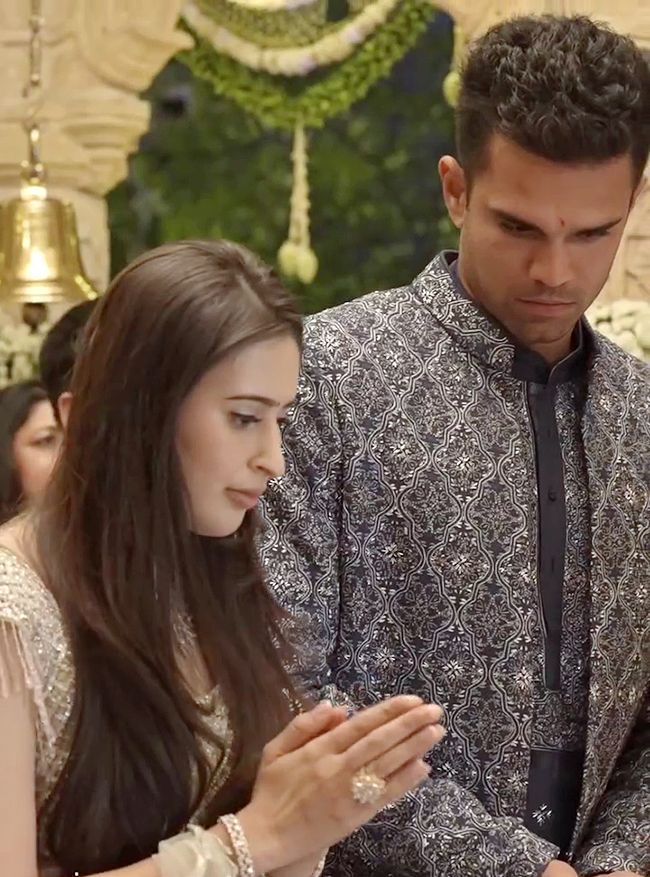 Arjun Tendulkar pre-wedding celebration with Saaniya Chandok in Jamnagar3