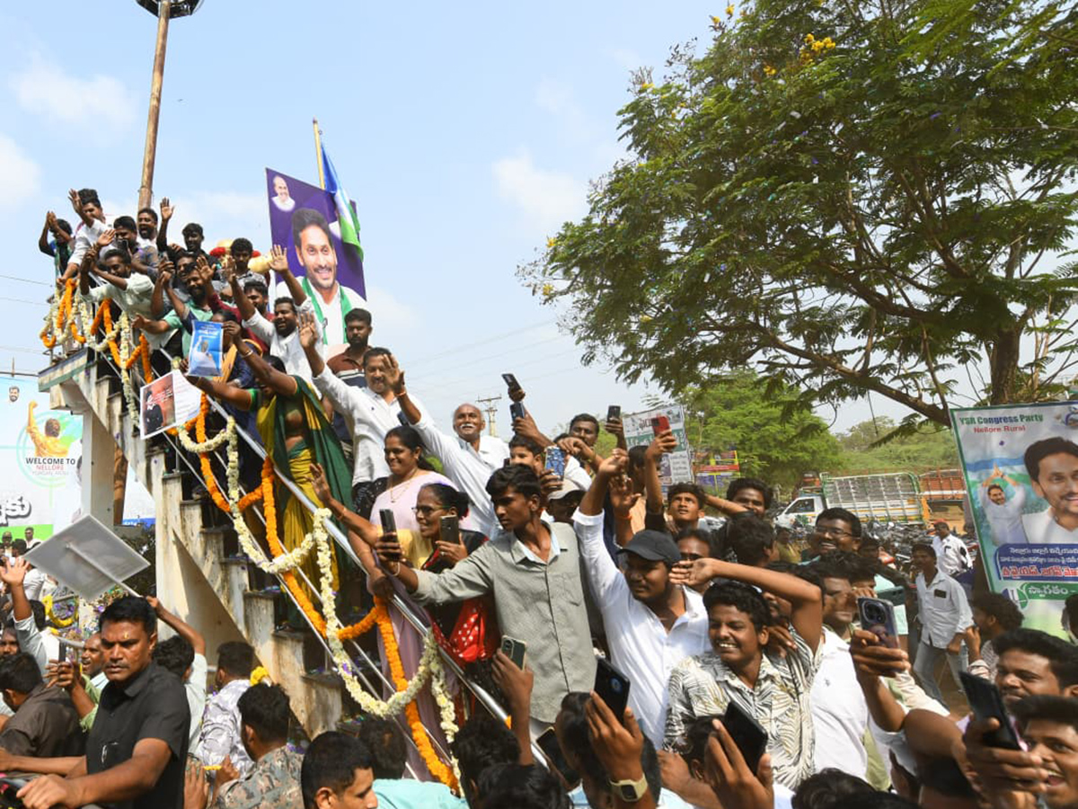 YS Jagan Receives Grand Welcome At Nellore Tour10