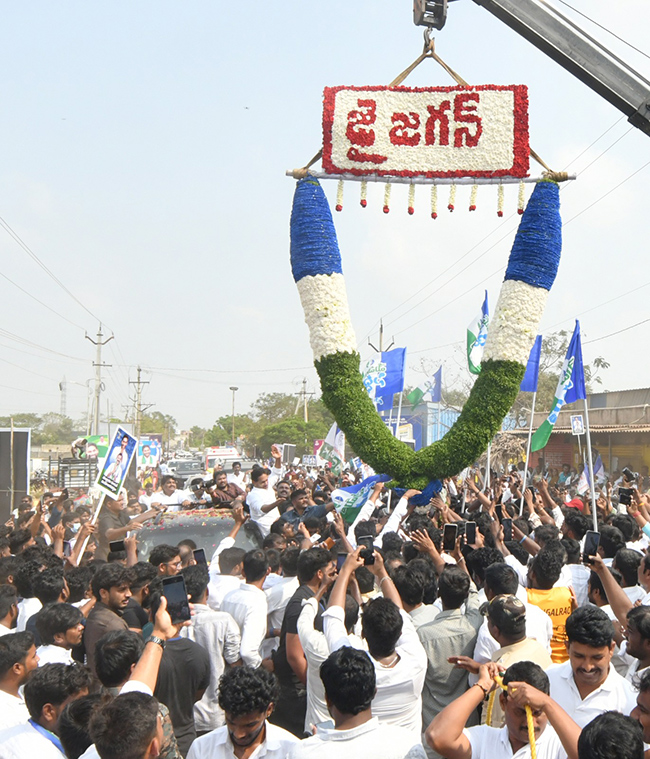 YS Jagan Receives Grand Welcome At Nellore Tour18
