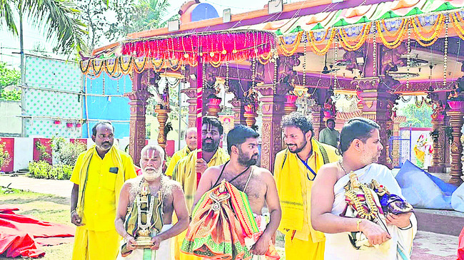 రామస్థూపానికి పంచామృత అభిషేకం 2