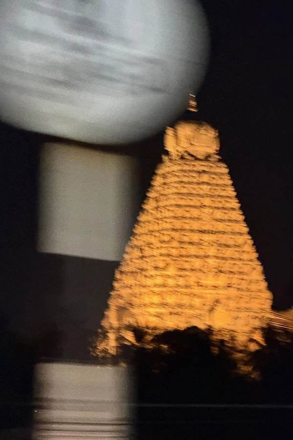 Actor Aadhi Pinisetty And Nikkigalrani couple visited Kumbakonam And Thanjavur temples PHotos7