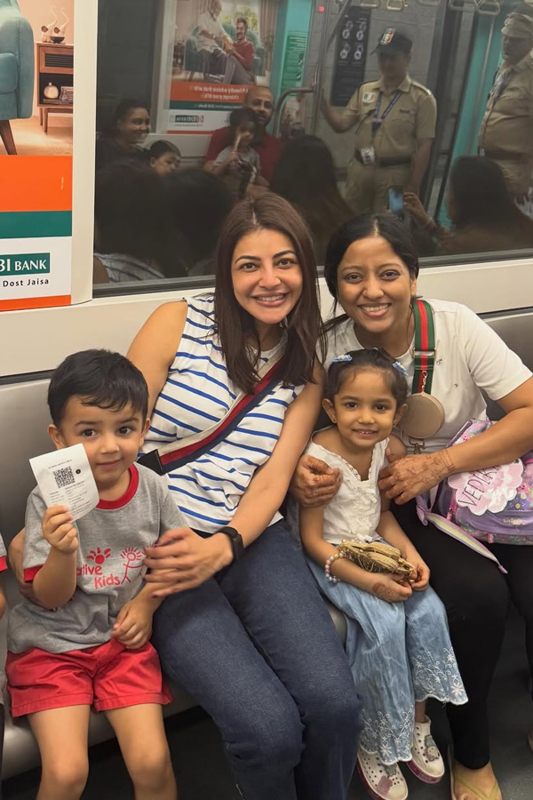 Actress kajalaggarwal Shares Emotional Post About Son On Social Media Photos9