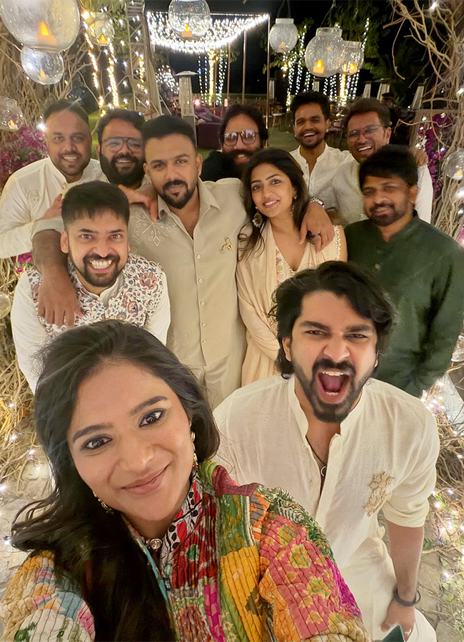 Eesha Rebba And Tharun Bhascker Rashmika Mandanna Wedding15