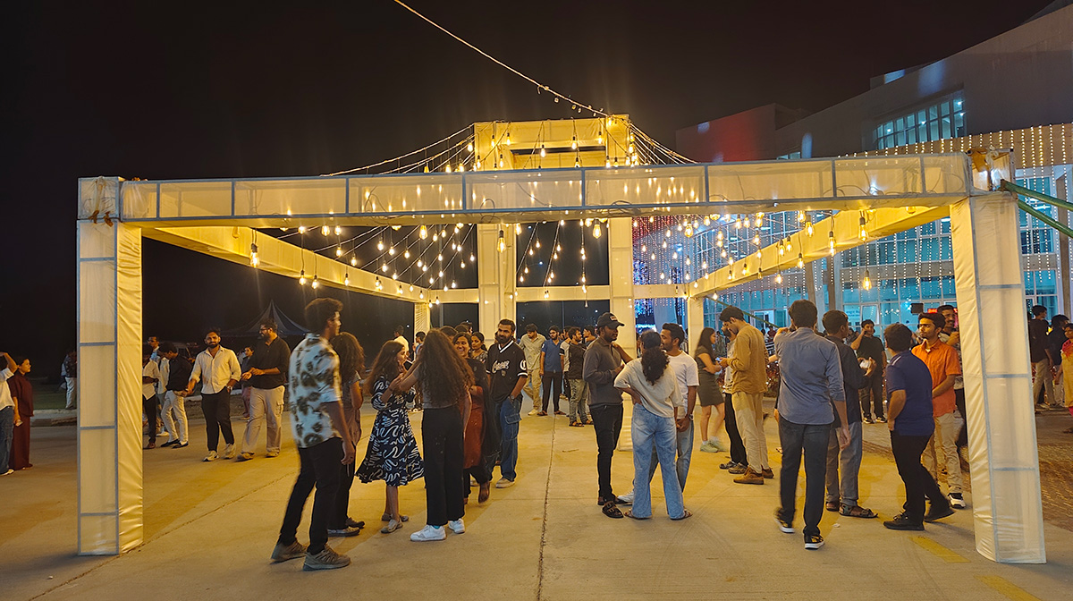 Mrunal Thakur And Adivi Sesh in Tirupati IIT College12