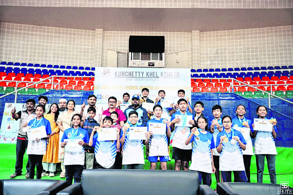 టీ.టీ. టోర్నీలో 17పతకాలు
1