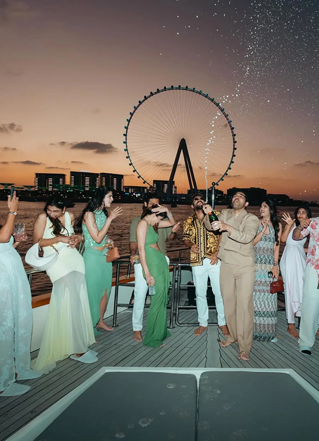 Allu Sirish Bachelor Party unseen Moments Viral Photos22