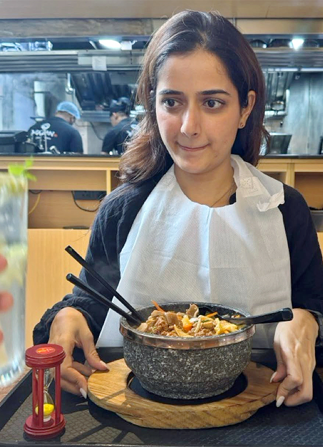 Tollywood Actress Ashika Ranganath Food Stories HD Pics2