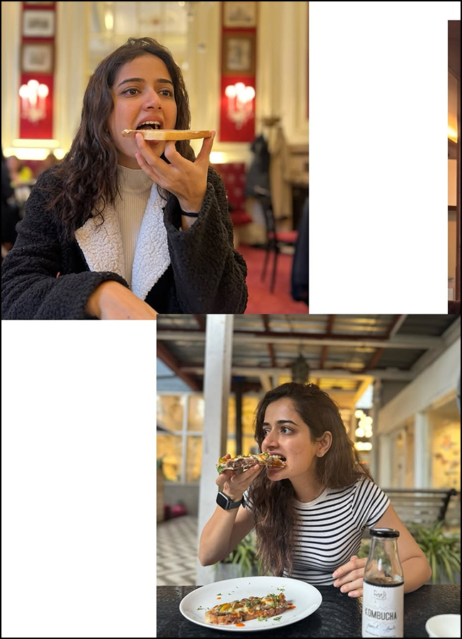 Tollywood Actress Ashika Ranganath Food Stories HD Pics5