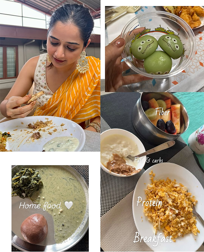 Tollywood Actress Ashika Ranganath Food Stories HD Pics8